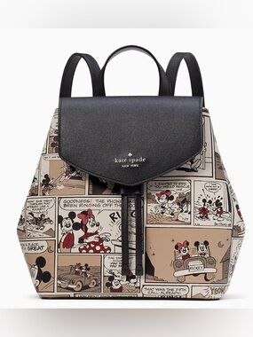 Disney x Kate Spade New York Minnie Mouse Flap Backpack - Comic Strip